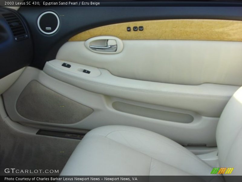 Egyptian Sand Pearl / Ecru Beige 2003 Lexus SC 430
