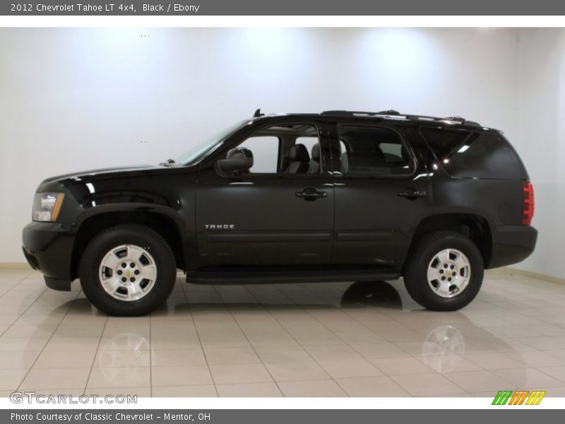 Black / Ebony 2012 Chevrolet Tahoe LT 4x4