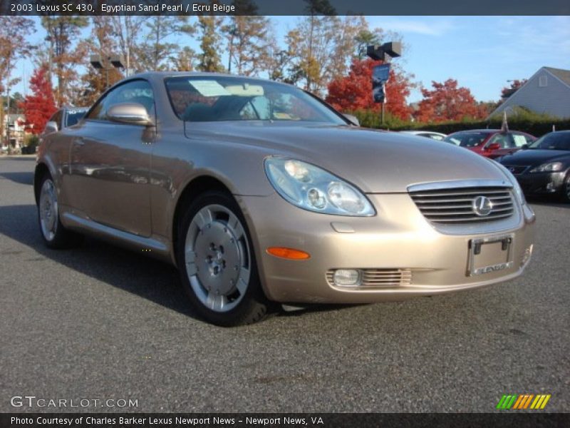 Front 3/4 View of 2003 SC 430