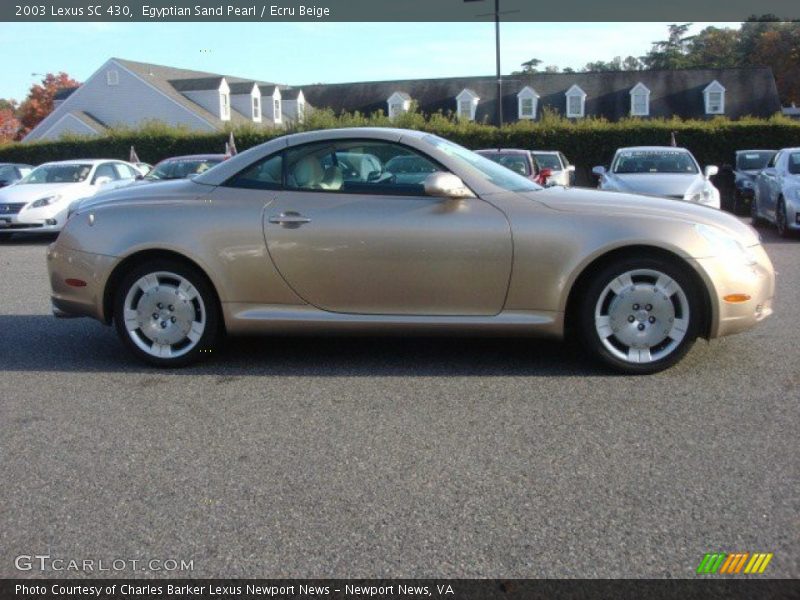 Egyptian Sand Pearl / Ecru Beige 2003 Lexus SC 430