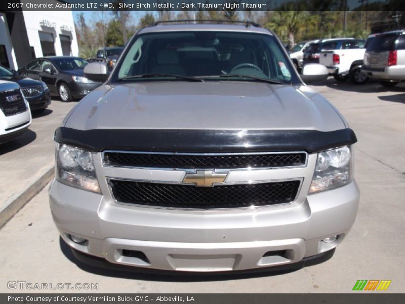 Silver Birch Metallic / Dark Titanium/Light Titanium 2007 Chevrolet Avalanche LTZ 4WD