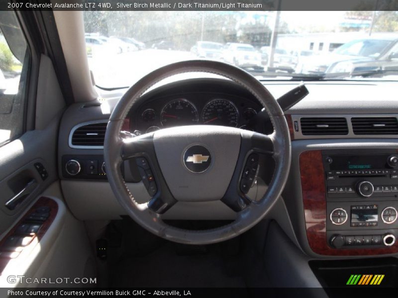 Silver Birch Metallic / Dark Titanium/Light Titanium 2007 Chevrolet Avalanche LTZ 4WD