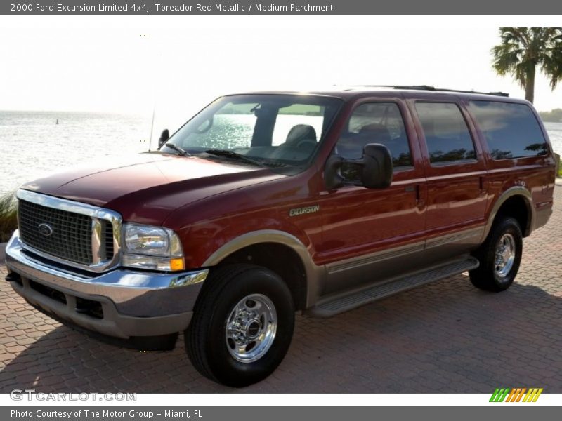 Toreador Red Metallic / Medium Parchment 2000 Ford Excursion Limited 4x4