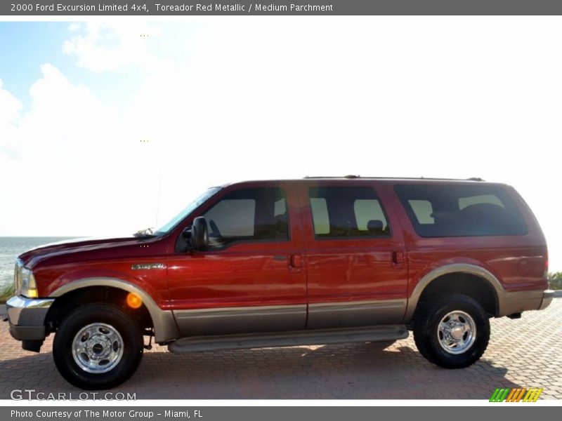 Toreador Red Metallic / Medium Parchment 2000 Ford Excursion Limited 4x4