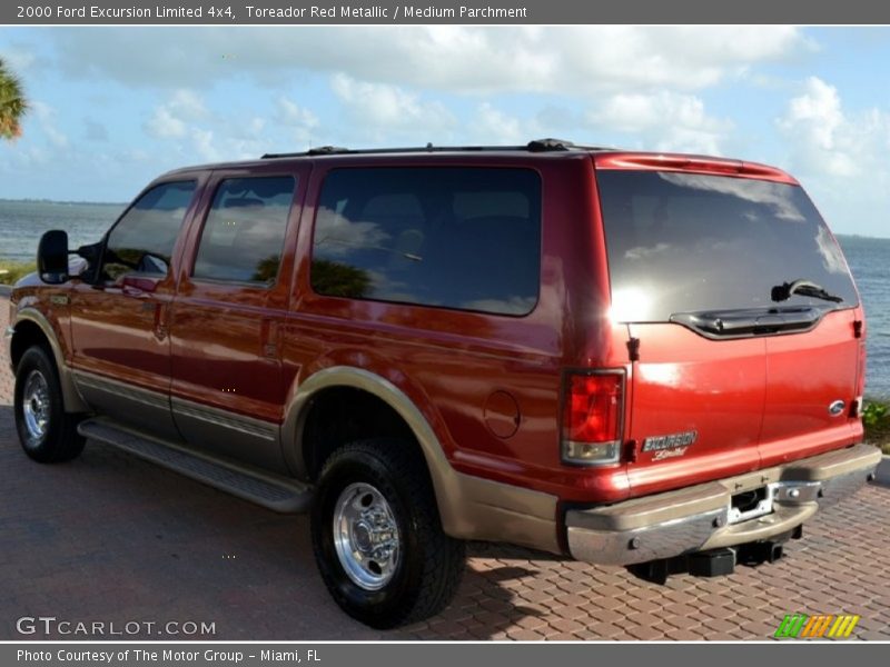 Toreador Red Metallic / Medium Parchment 2000 Ford Excursion Limited 4x4