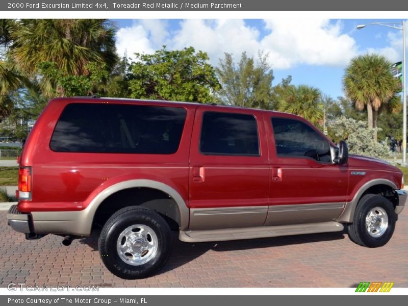 Toreador Red Metallic / Medium Parchment 2000 Ford Excursion Limited 4x4