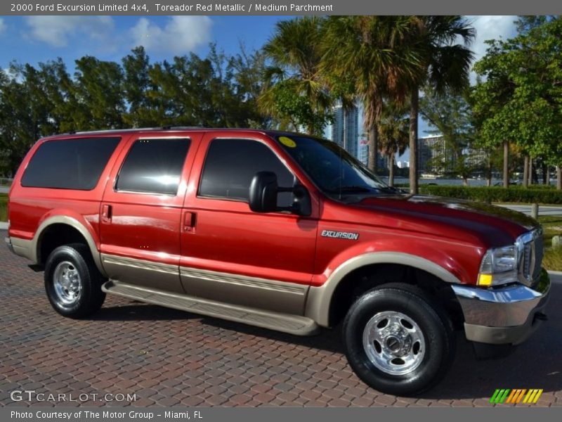 Toreador Red Metallic / Medium Parchment 2000 Ford Excursion Limited 4x4