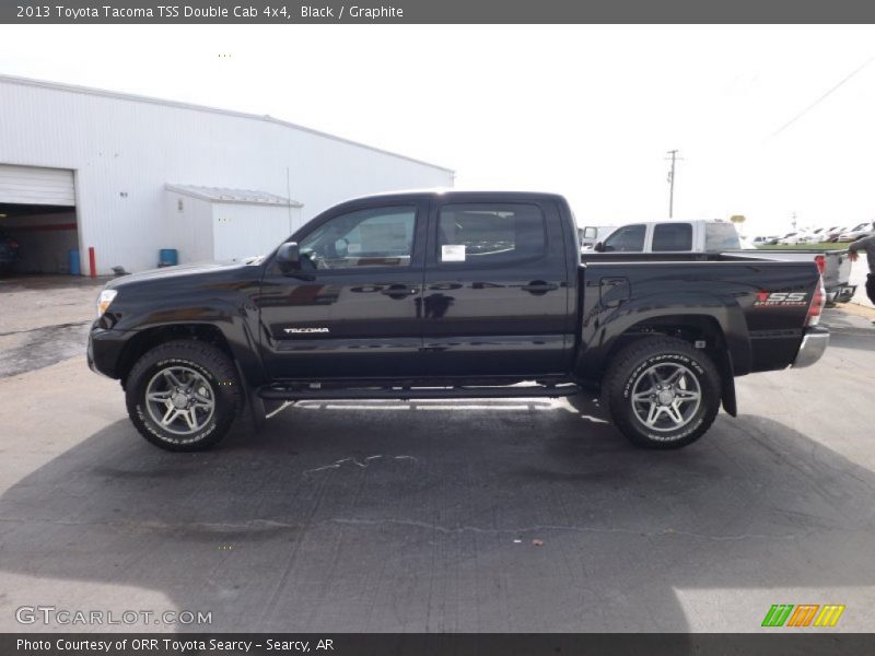 Black / Graphite 2013 Toyota Tacoma TSS Double Cab 4x4