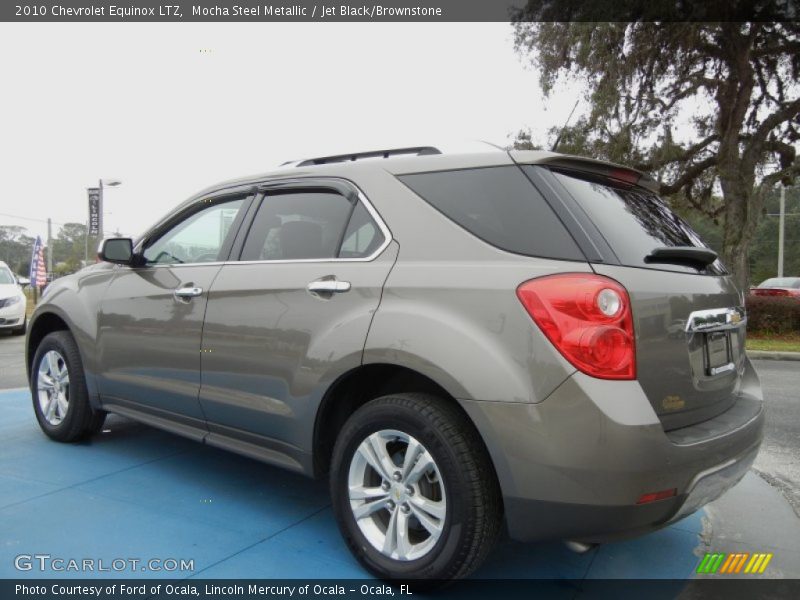 Mocha Steel Metallic / Jet Black/Brownstone 2010 Chevrolet Equinox LTZ