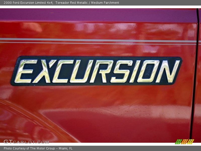 Toreador Red Metallic / Medium Parchment 2000 Ford Excursion Limited 4x4