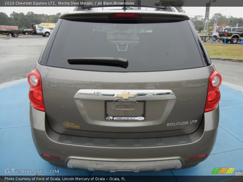 Mocha Steel Metallic / Jet Black/Brownstone 2010 Chevrolet Equinox LTZ
