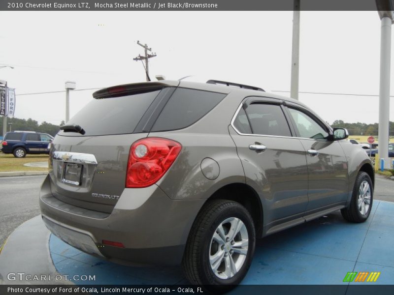 Mocha Steel Metallic / Jet Black/Brownstone 2010 Chevrolet Equinox LTZ