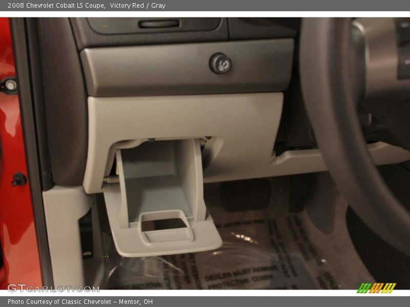 Victory Red / Gray 2008 Chevrolet Cobalt LS Coupe