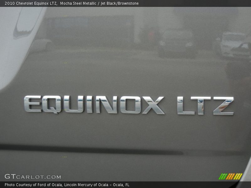 Mocha Steel Metallic / Jet Black/Brownstone 2010 Chevrolet Equinox LTZ