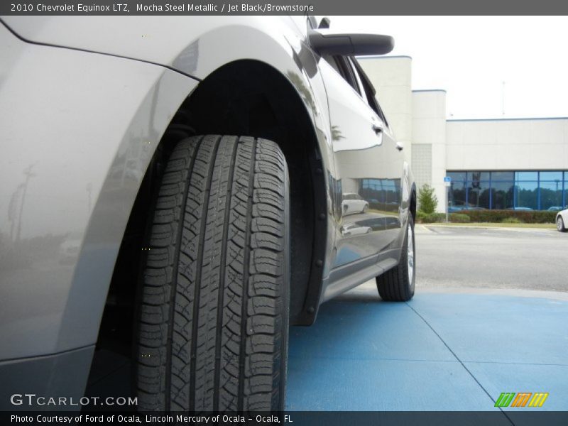 Mocha Steel Metallic / Jet Black/Brownstone 2010 Chevrolet Equinox LTZ