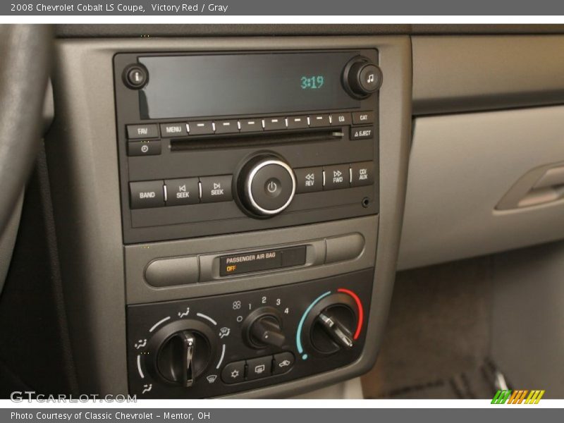 Victory Red / Gray 2008 Chevrolet Cobalt LS Coupe