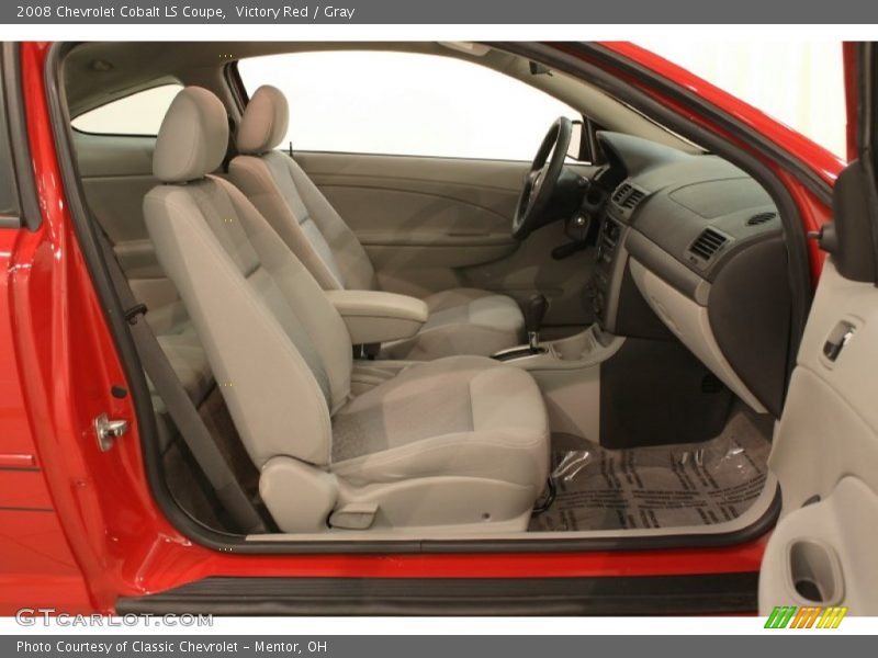Victory Red / Gray 2008 Chevrolet Cobalt LS Coupe
