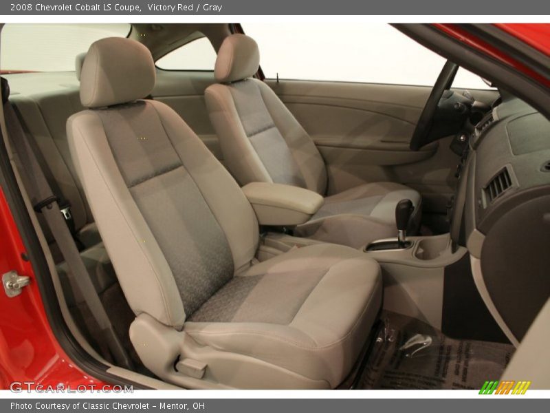 Victory Red / Gray 2008 Chevrolet Cobalt LS Coupe
