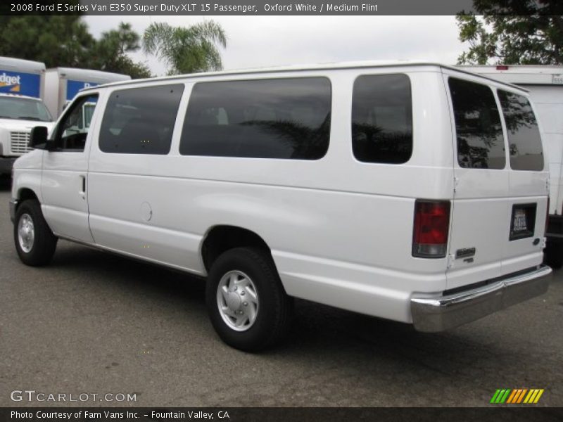 Oxford White / Medium Flint 2008 Ford E Series Van E350 Super Duty XLT 15 Passenger