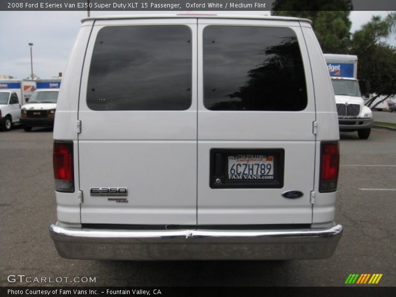 Oxford White / Medium Flint 2008 Ford E Series Van E350 Super Duty XLT 15 Passenger