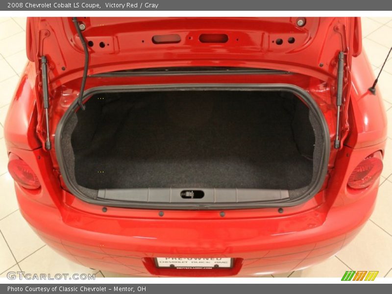 Victory Red / Gray 2008 Chevrolet Cobalt LS Coupe