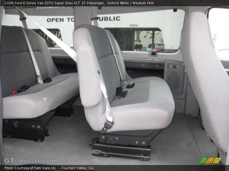 Oxford White / Medium Flint 2008 Ford E Series Van E350 Super Duty XLT 15 Passenger