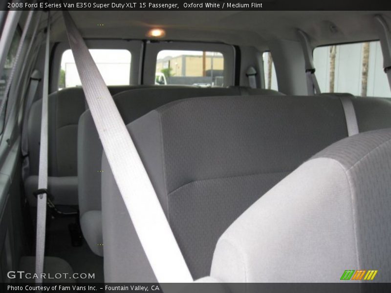 Oxford White / Medium Flint 2008 Ford E Series Van E350 Super Duty XLT 15 Passenger