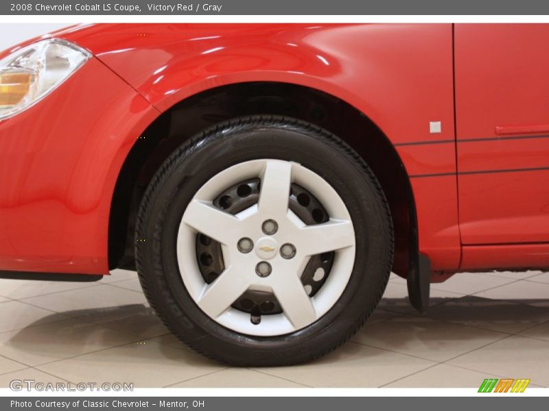 Victory Red / Gray 2008 Chevrolet Cobalt LS Coupe