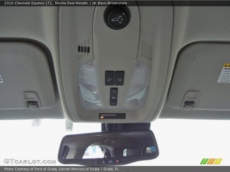 Mocha Steel Metallic / Jet Black/Brownstone 2010 Chevrolet Equinox LTZ