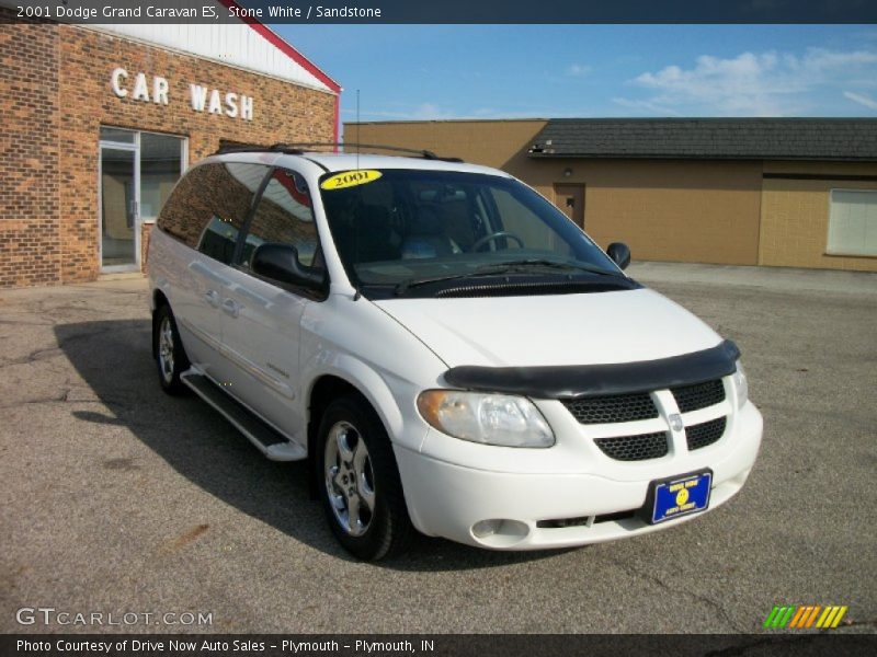 Stone White / Sandstone 2001 Dodge Grand Caravan ES