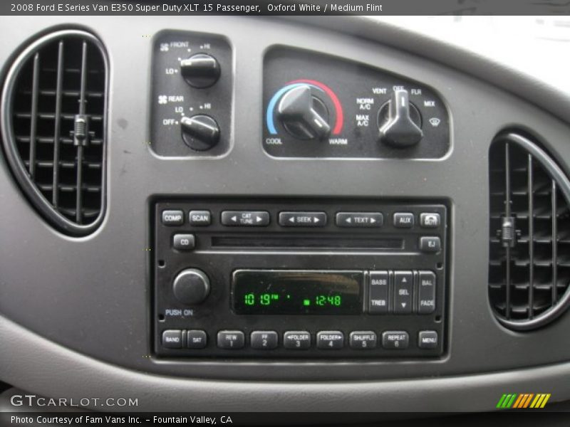 Oxford White / Medium Flint 2008 Ford E Series Van E350 Super Duty XLT 15 Passenger