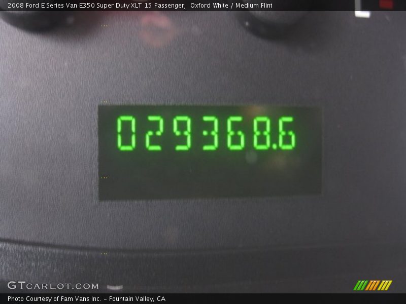 Oxford White / Medium Flint 2008 Ford E Series Van E350 Super Duty XLT 15 Passenger