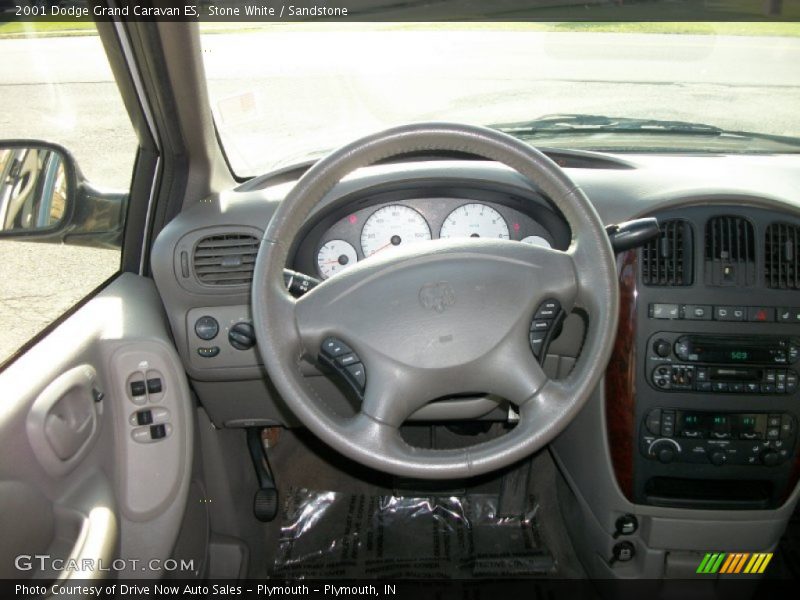 Stone White / Sandstone 2001 Dodge Grand Caravan ES