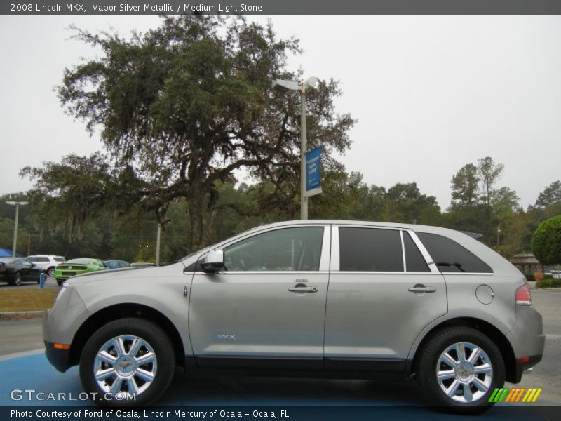 Vapor Silver Metallic / Medium Light Stone 2008 Lincoln MKX