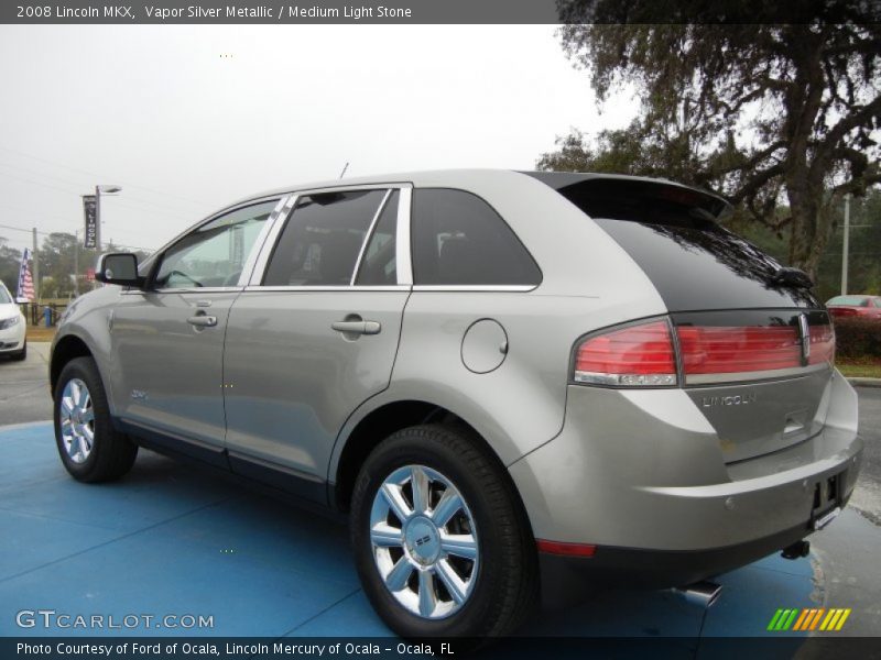 Vapor Silver Metallic / Medium Light Stone 2008 Lincoln MKX
