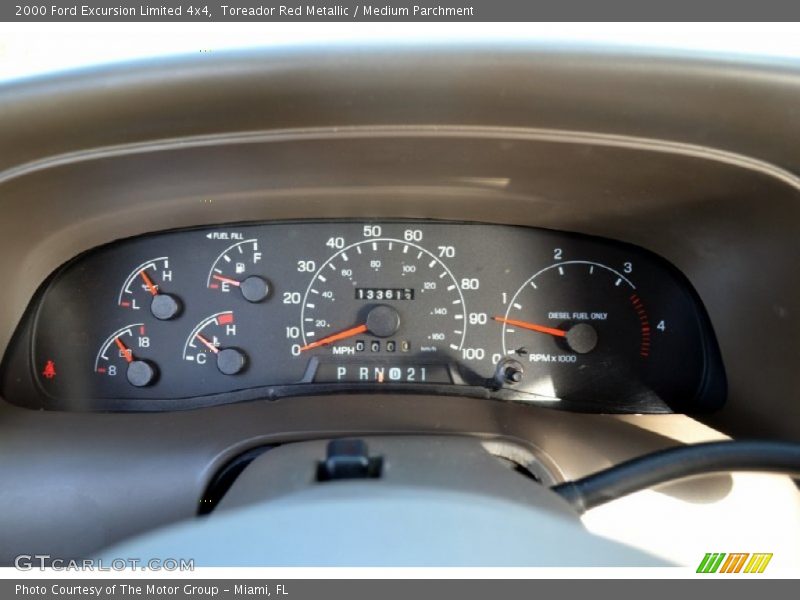  2000 Excursion Limited 4x4 Limited 4x4 Gauges