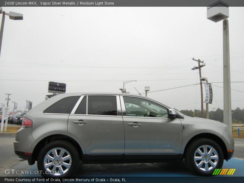 Vapor Silver Metallic / Medium Light Stone 2008 Lincoln MKX