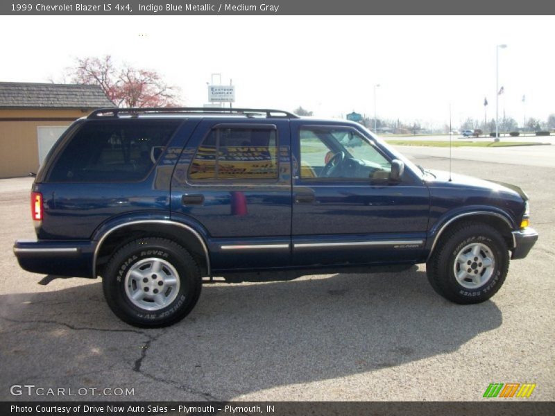 Indigo Blue Metallic / Medium Gray 1999 Chevrolet Blazer LS 4x4