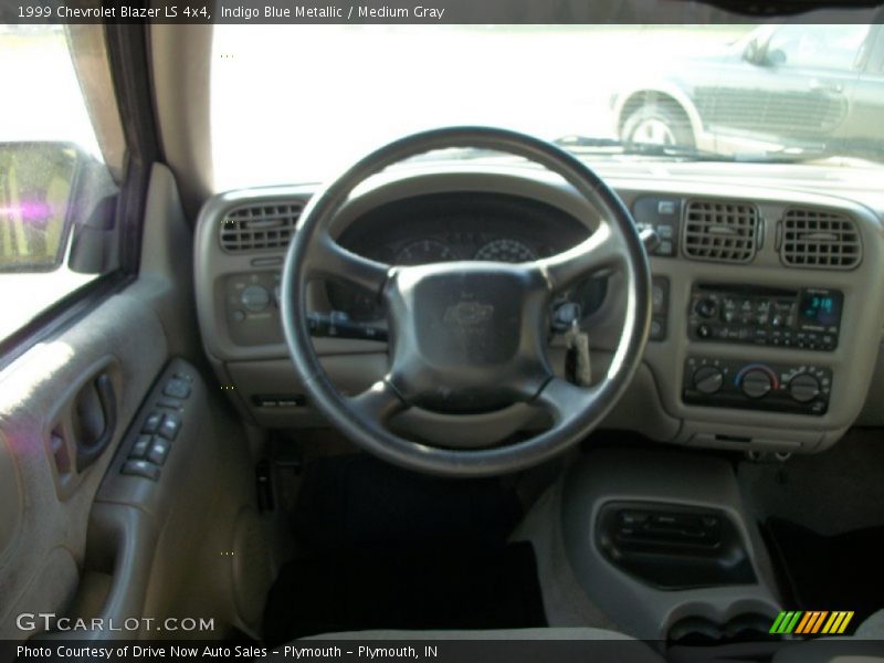 Indigo Blue Metallic / Medium Gray 1999 Chevrolet Blazer LS 4x4