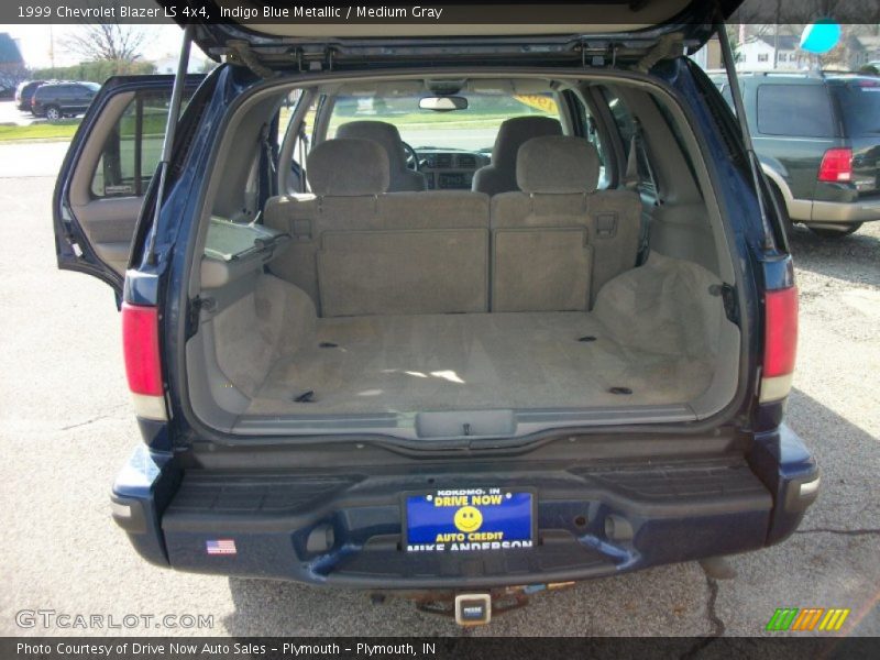 Indigo Blue Metallic / Medium Gray 1999 Chevrolet Blazer LS 4x4