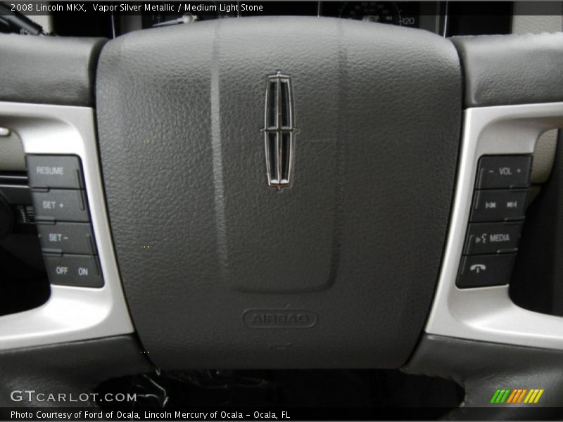 Vapor Silver Metallic / Medium Light Stone 2008 Lincoln MKX