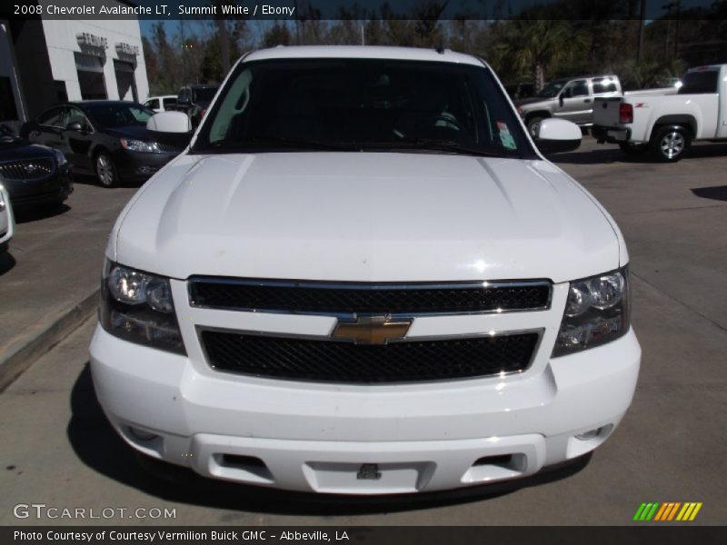 Summit White / Ebony 2008 Chevrolet Avalanche LT