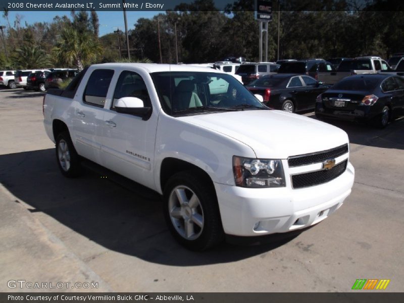 Summit White / Ebony 2008 Chevrolet Avalanche LT