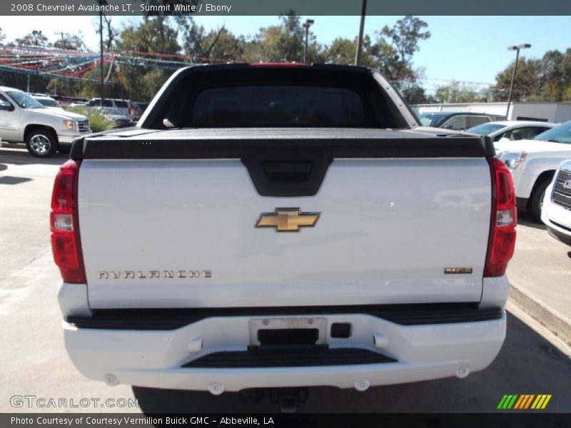 Summit White / Ebony 2008 Chevrolet Avalanche LT