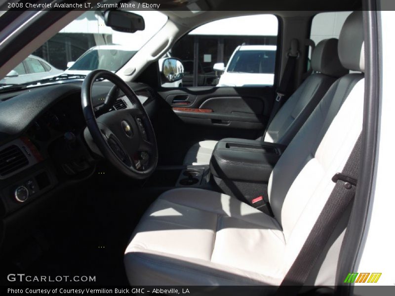 Summit White / Ebony 2008 Chevrolet Avalanche LT