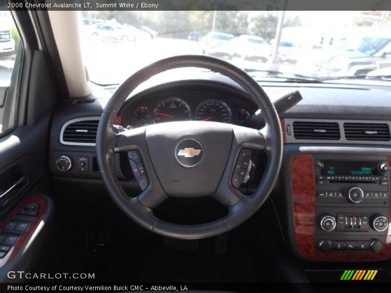 Summit White / Ebony 2008 Chevrolet Avalanche LT