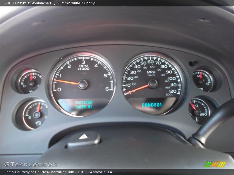 Summit White / Ebony 2008 Chevrolet Avalanche LT