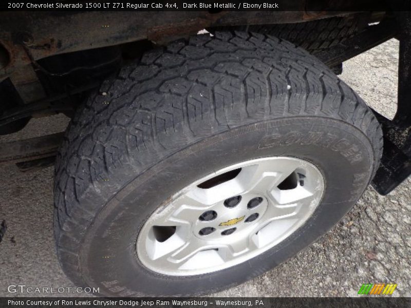 Dark Blue Metallic / Ebony Black 2007 Chevrolet Silverado 1500 LT Z71 Regular Cab 4x4