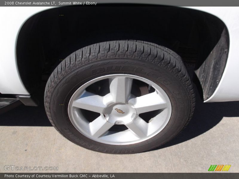 Summit White / Ebony 2008 Chevrolet Avalanche LT