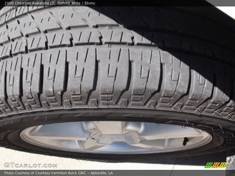 Summit White / Ebony 2008 Chevrolet Avalanche LT